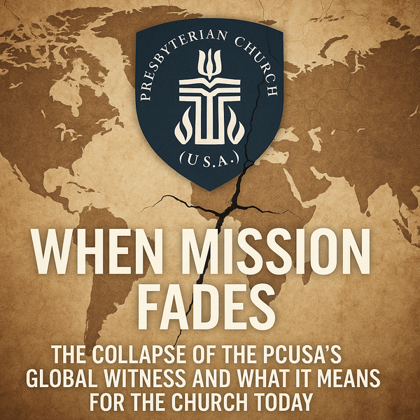When Mission Fades: The Collapse of the PCUSA’s Global Witness and What It Means for the Church Today